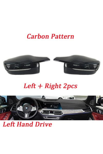 Choice1 نمط الكربون LHD لسيارات BMW الفئة 3 و5 و7 و8 طرازات G20 G21 G28 320d ...
