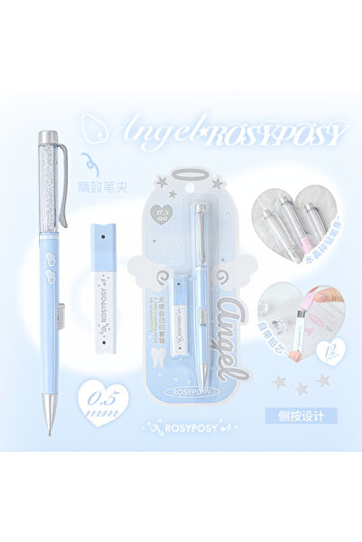 choice2 TSQB-BLUE Angel Automatic Lead Set High Appearance Girl Heart Shiny C...