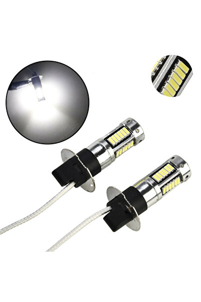Choice مصباحان ضباب LED بقوة 100 واط طراز H3، 6000 كلفن، 800 لومن، إضاءة نهار...