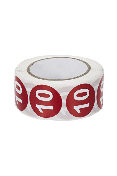 Choice12 Number 10 1 Inch Number 1-31 Stickers 500 Labels Circle Dot Stickers...