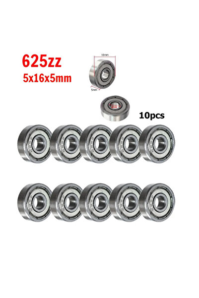 Choice1 625zz-5x16x5mm 10pcs Miniature Bearings 685zz 608z 625ZZ Silent Small...