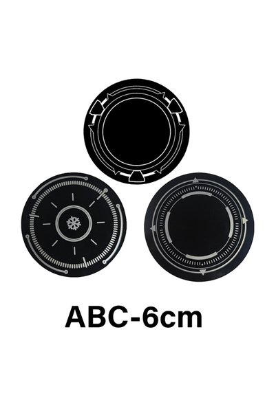 Choice12 ABC-6cm 3/5 قطع 6 سم ألواح معدنية للهاتف لمشتت حرارة ماج سيف، رقع رف...