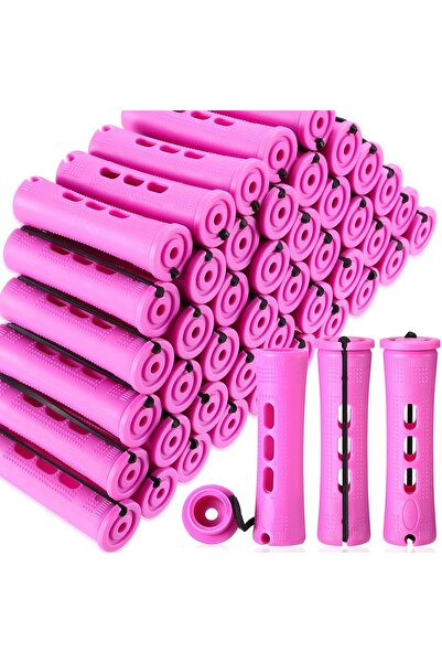 Choice purple Perm Rods and 60 Pieces Hair Rollers with Hair Cold Wave Rods H...