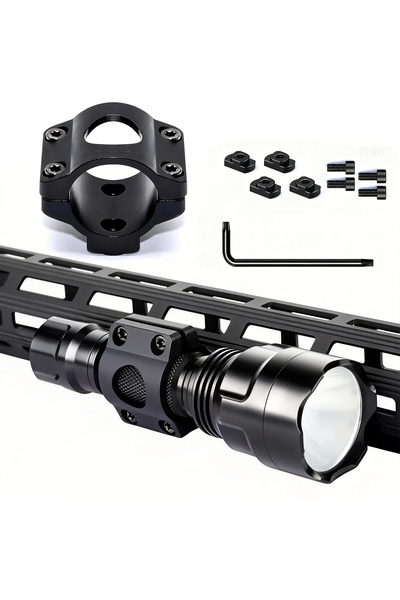 Choice حامل ليزر بمصباح يدوي من Scope Optics مقاس 25.4 مم و1 بوصة لحامل المشب...