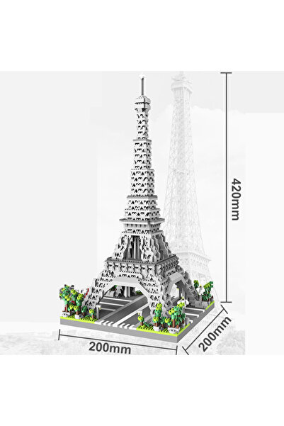 choice2 No Box 2622pcs MOC Paris Tower Street View Building Block Mini Diamon...