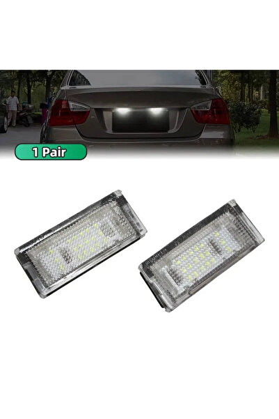 Choice Pair 2PCS White LED License Plate Light Lamp For BMW 3 Series E46 4D 1...