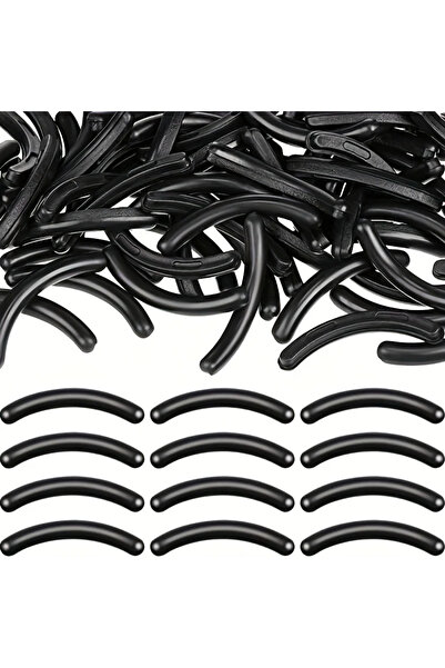 Choice1 20pcs-black 20pcs Universal Soft Silicone Eyelash Curler Replacement ...