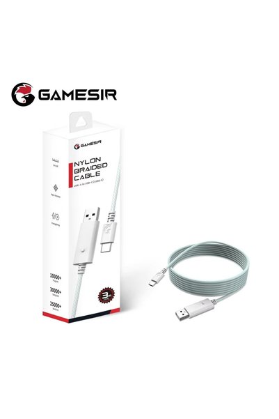 Choice1 Green GameSir 3m Nylon Braided Cable for G7 Pro G7 Pro 8K Cyclone 2 N...