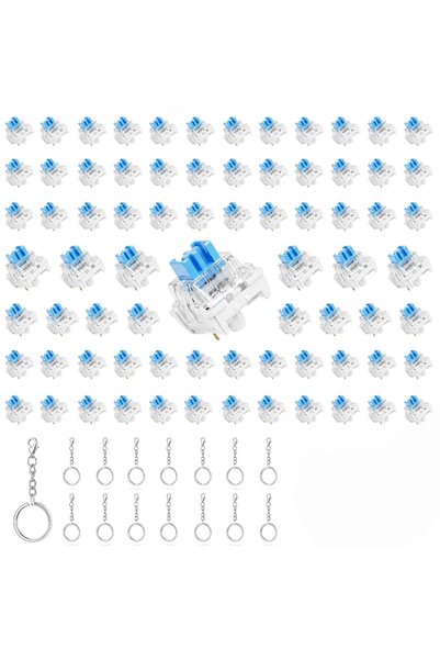 choice2 75PCS 50PCS Keyboard Clicker for 3D Print Crisp Click Dustproof, 3-Pi...