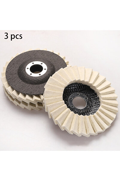 Choice yangmaolunmise 3pcs Wool Wheel Polishing Disc for Louvered Surfaces, M...