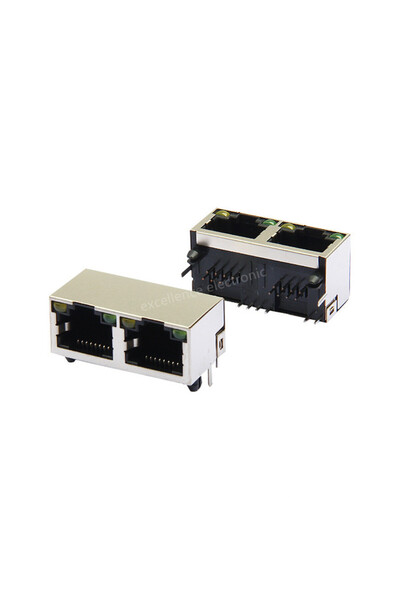 Choice3 5 PCS Dual port 5/10PCS RJ45 8P8C Shielded Female Socket Connector wi...