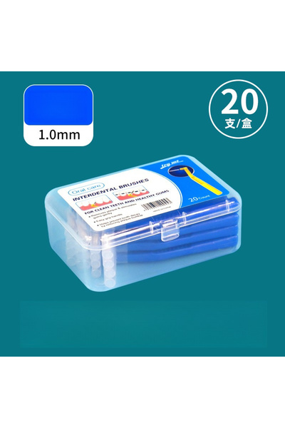 Choice Blue 20Count for Cleaning Interdental Brush Cleaners Dental Tooth Flos...