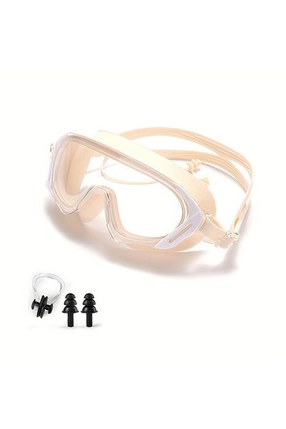 Choice3 Ivory Outdoor Swimming Goggles Anti-Fog Wide View Scuba Diving Swimmi...