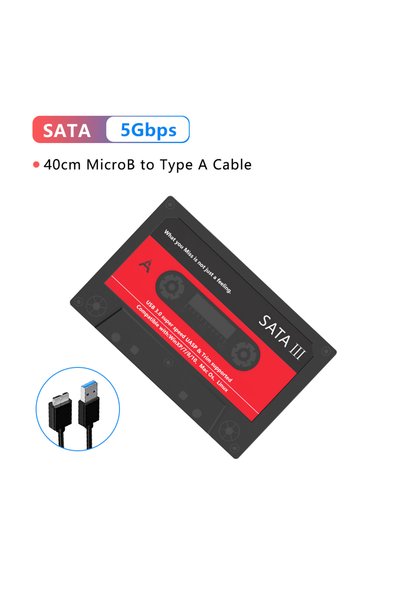 Choice Micro B to USB 3.0 UTHAI T46 New 2.5" External Hard Drive Enclosure, U...