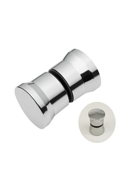 Choice1 Chrome 1 X Chrome Bathroom ABS Glass Doors Replacement Handle Shower ...