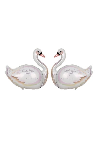 Choice 33inch Swan 2PCS 2 Large White Elegant Swan Foil Balloons Wedding Room...