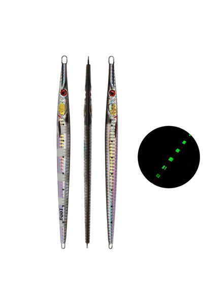 Choice 80g Grey Glow Zebra JIGGINGPRO Vertical Needle Metal Jigs Saltwater Sh...