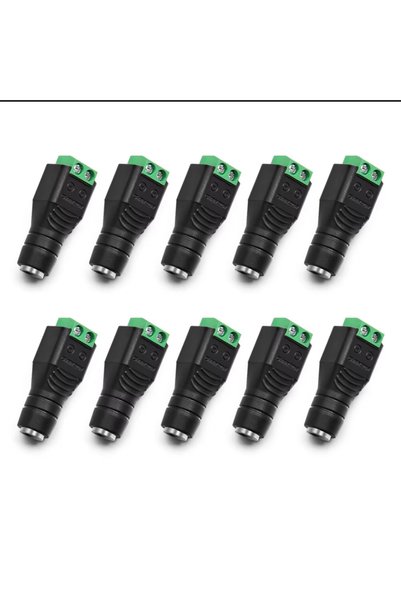 Choice1 100Pcs & Above Line Connector 10pcs DC Female Head 5 Pairs Male and F...