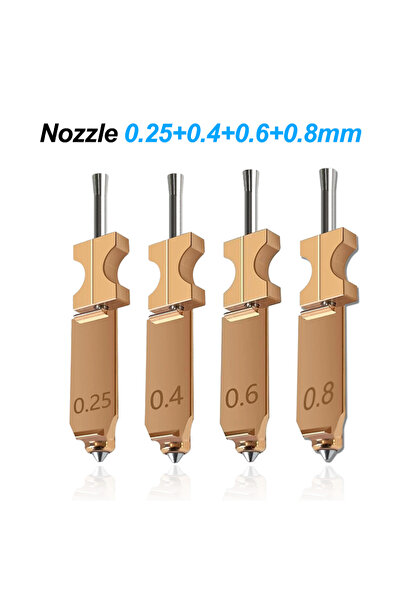 Choice8 0.25 0.4 0.6 0.8 For Flashforge AD5X Nozzle Upgrade Detachable 0.4 0....