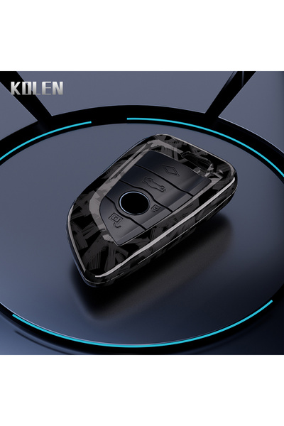 choice2 غطاء مفتاح سيارة من ألياف الكربون ABS من B F-Carbon لسيارات BMW X1 X3...