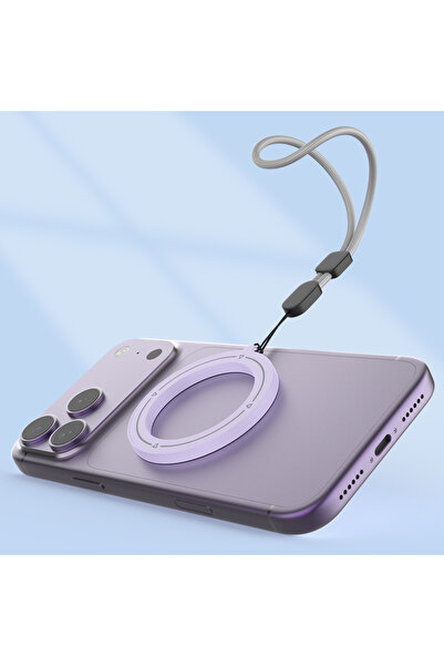 Choice11 C-Purple Mobile Phone Lanyard for Magsafe Magnetic Ring Lanyard Stra...