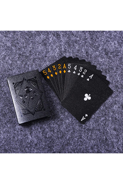 Choice A Color Black Gold Playing Card Game Card Group Waterproof Poker Suit ...