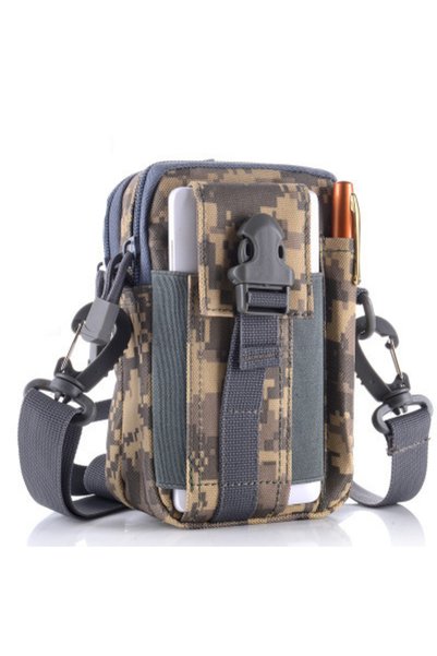 Choice Upgrade ACU Mobile Phone Case Pouch Waist Bag Waterproof Nylon Multifu...