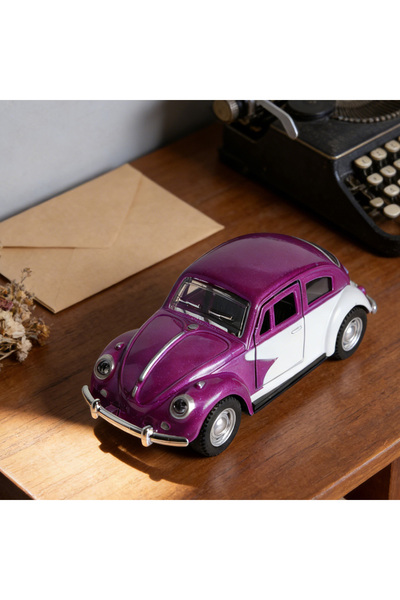 Choice SL-1126-purple 1/32 Scale Alloy Toy Car Mini Alloy Die-cast Beetle Car...
