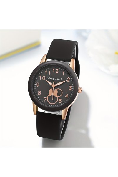 choice2 Black Casual Round Pointer Women Quartz Watch Cute Candy Color Analog...