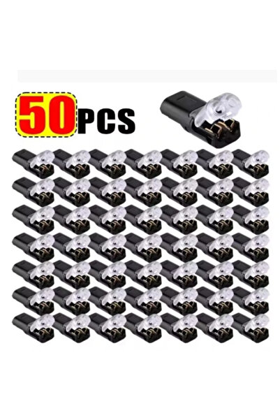 Choice1 50 Pcs 10/20/30/50/100 Pcs D2 Waterproof Plug Wire Connector 2 Pin Wa...