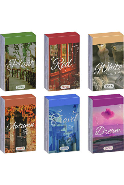 Choice Style1-300PCS 300PCS Scenery Style Sticker Book Washi Paper Journal DI...