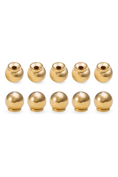 Choice1 Golden-10pcs 2/10pcs Stainless Steel Earring Backs Earring Backings S...