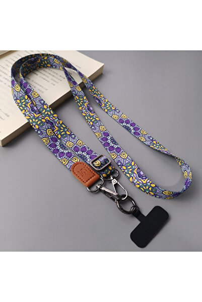 Choice3 ZJTT Retro Totem Pattern Crossbody Cell Phone Lanyard Adjustable Hang...
