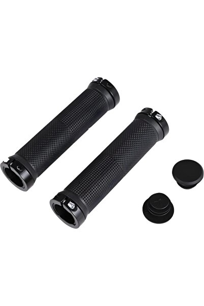Choice black Bike Handlebar Grips, Single Lock on Bicycle Handle Bar, for BMX...