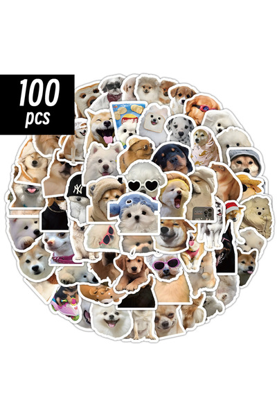 Choice 100 Pcs 10/50/100pcs Funny Dog Stickers Cartoon Cute Decals Toy Statio...