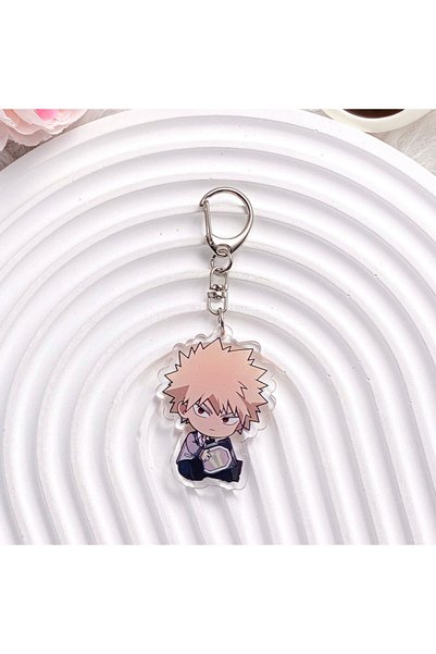 Choice6 5 cm 2 1/8PCS Anime My Hero Academia Acrylic Car Keychain Cartoon Bag...