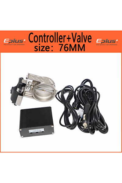 Choice12 Kit 76mm EPLUS Universal Car Exhaust Pipe Electric Valve Kit 51 60 6...