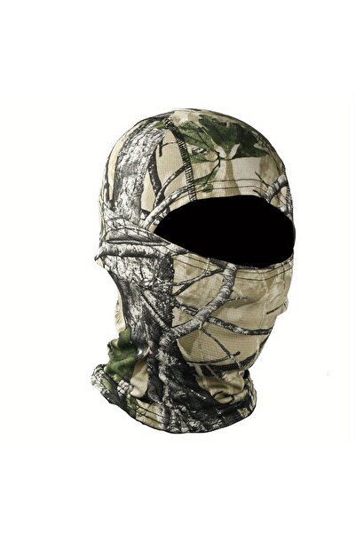 Choice Alpine Leaves Breathable Camouflage Balaclava Cap Men Cycling Full Fac...