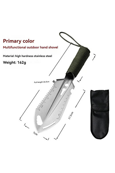 Choice Silver Camping Engineer Shovel Wilderness Survival Tool, Outdoor Stain...