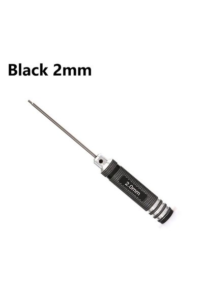 choice2 Black 2mm 1pcs RC Tools Hexagonal Screwdriver Hardened Titanium Plate...