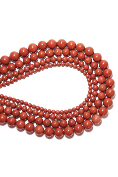 Choice 6MM 4/6/8/10mm Real Natural Red Coral Stone Beads For Jewelry Making S...