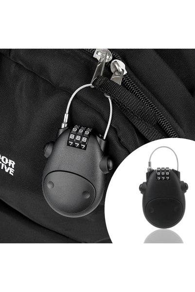 Choice Code Lock Anti-theft Security Lock Telescopic Wire Rope Lock Wire Cabl...