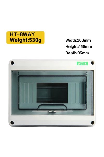 Choice4 HT8 HT-5/8/12/15/18/24 Plastic Distribution Box Waterproof MCB Box Pa...