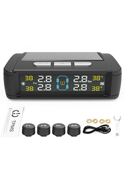 Choice27 Exteral Sensors Tire Pressure Monitoring System Auto Security Alarm ...