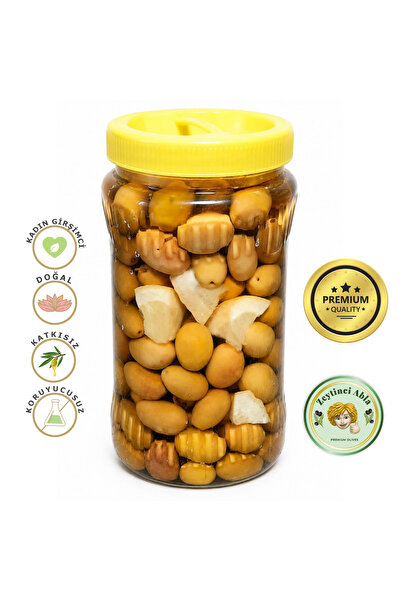 Kırma Yeşil Zeytin Edremit 1 kg - Katkısız &Doğal