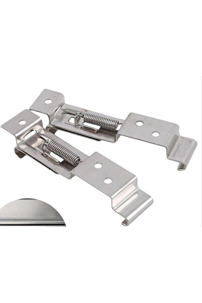 Choice 2PCS 2 PCS Rectangular Car License Plate Spring Loaded Stainless Steel...