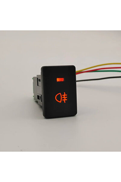 Choice8 مصباح ضباب خلفي واحد، مصباح LED برتقالي، زر تشغيل/إيقاف، مفتاح تدفئة ...