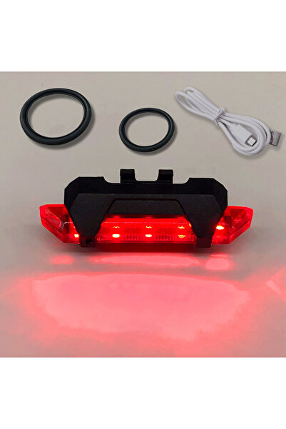 Choice Red Bicycle Tail Light USB Rechargeable Mountain Cycle Rear Light Wate...