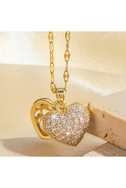 Choice Heart ZAKOL Korean Light Luxury Shell Pearl Necklace For Women Micro I...