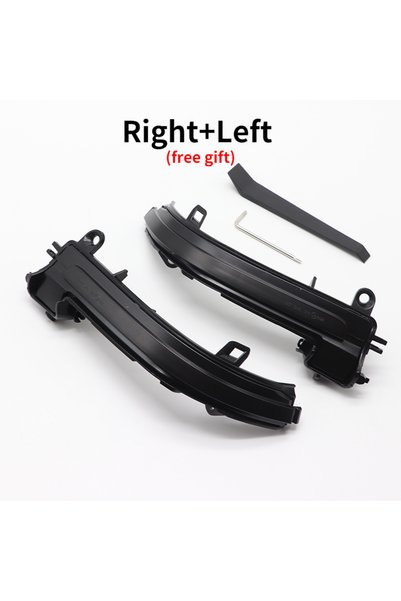Choice Left and Right Black LED Dynamic Turn Signal Light Side Mirror Flashin...